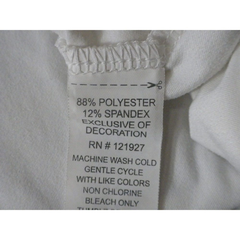 Johnnie-O Polo Shirt Mens XXL White Texas A&M Featherweight UPF 50 Wicking Golf - Picture 4 of 7